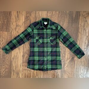 Matchstick Plaid Flannel Shirt Medium